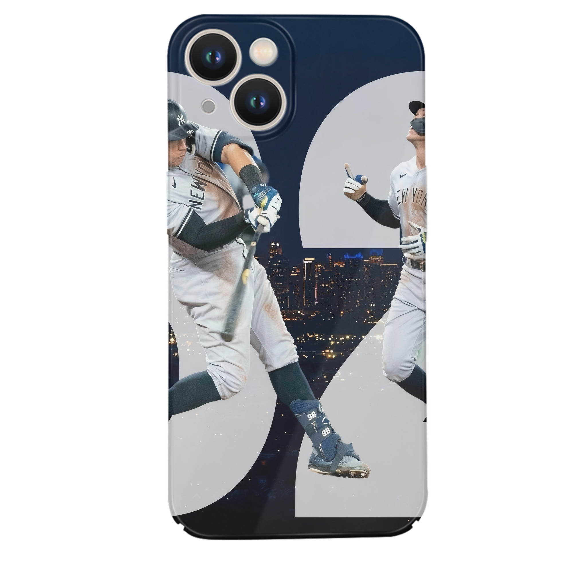 Aaron Judge 62 Home Runs IPhone 14 Series Full-Cover Hard Case – Shockproof With Raised Camera Protection – Precise Cutouts, Wireless Charging Compatible – Durable, Anti-Yellowing, Easy To Clean